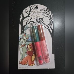 Disney Lady and the Tramp Lip Gloss Duo NIP